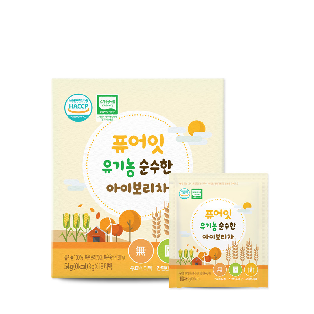 퓨어잇 유기농 순수한 아이보리차 아기 유아 옥수수 음료 베이비워터 - 상세 이미지 4