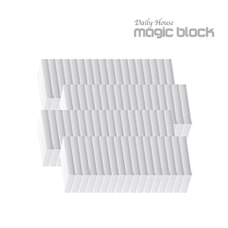 [데일리하우스] 매직블럭 소 중 대용량 100개 70개