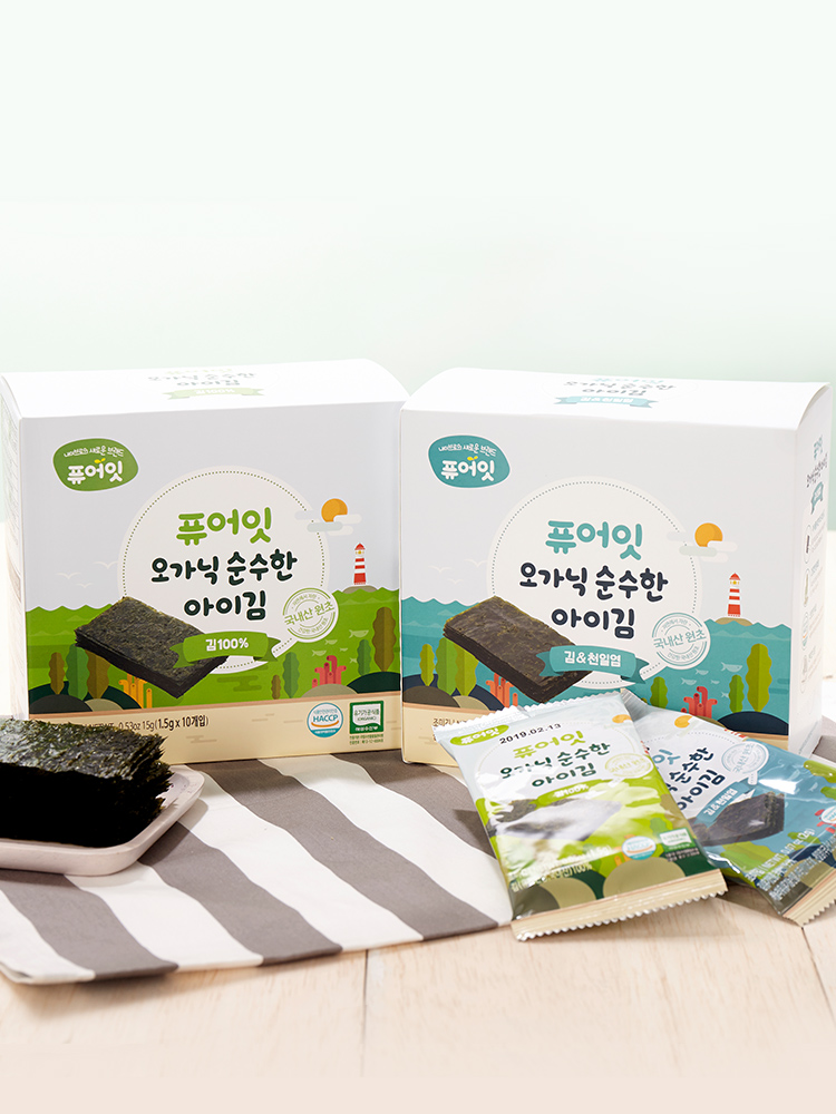 퓨어잇 오가닉 순수한 아이김 2팩세트 유기농