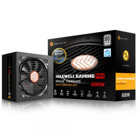 맥스엘리트 MAXWELL GAMING PRO 600W 80PLUS STANDARD 플랫