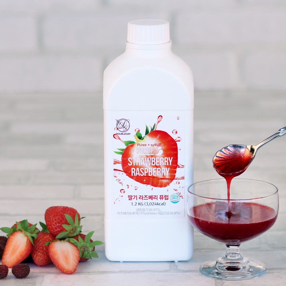 더블데이 / 딸기 라즈베리 퓨럽 1.2KG / 농축액 퓨레 에이드 원액 슬러쉬 베이스