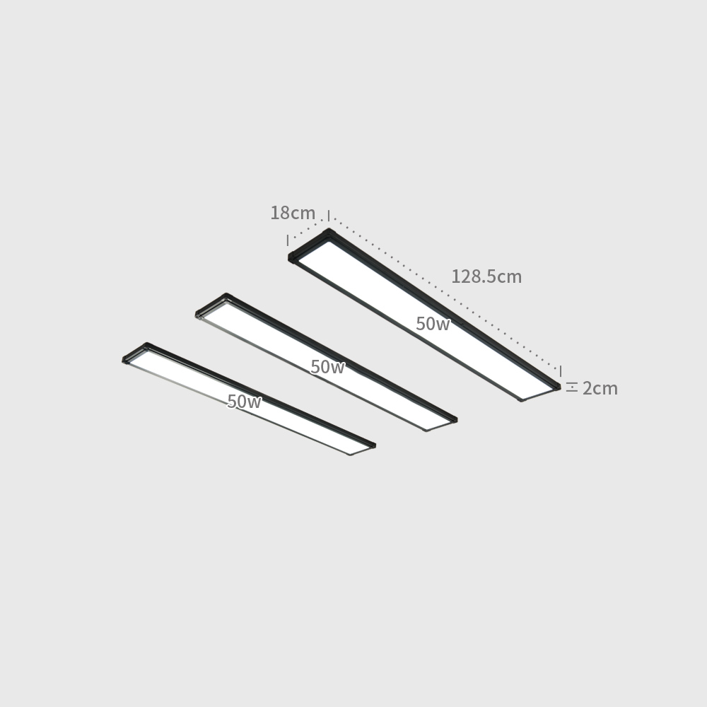 울트라 LED 거실등 엣지등 평판 150W S (1285x180)x3 화이트 주광색(하얀빛) x 3,180mm x 3 이미지 6