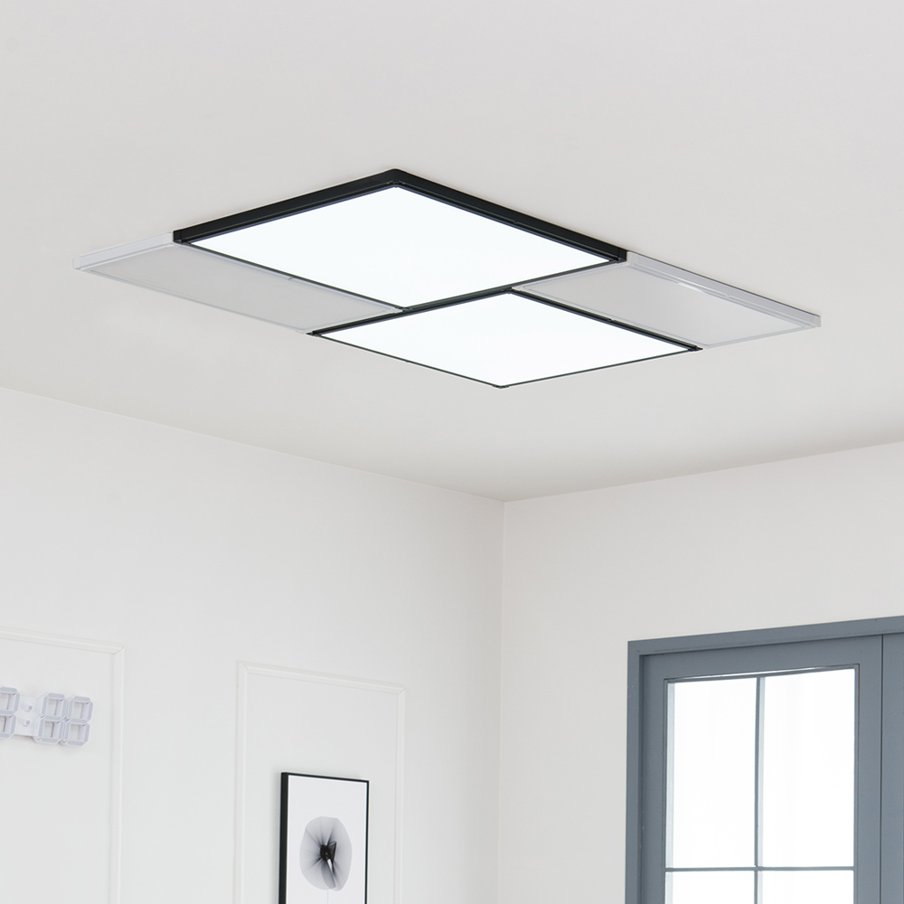 울트라 LED 거실등 인테리어 엣지평판 150W (640x640)x2 + (640x320)x2 - 상세 이미지 3