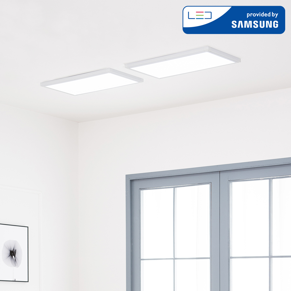 울트라 LED 주방등 엣지등 평판조명 50W L 640x320 x 2 화이트 주광색 하얀빛 320mm x 2 - 상세 이미지 5