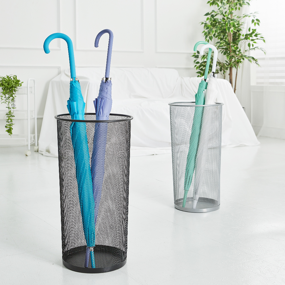 할메이드 우산꽃이 정리 보관함 우산통 정리 업소용 메쉬 모던우산꽂이