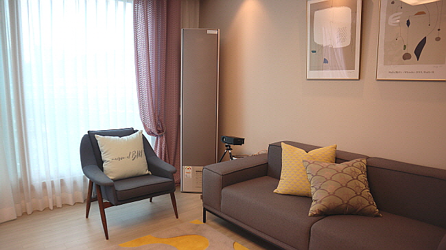 코지앳홈샵 포인트커튼 레이저핑크(맞춤제작)