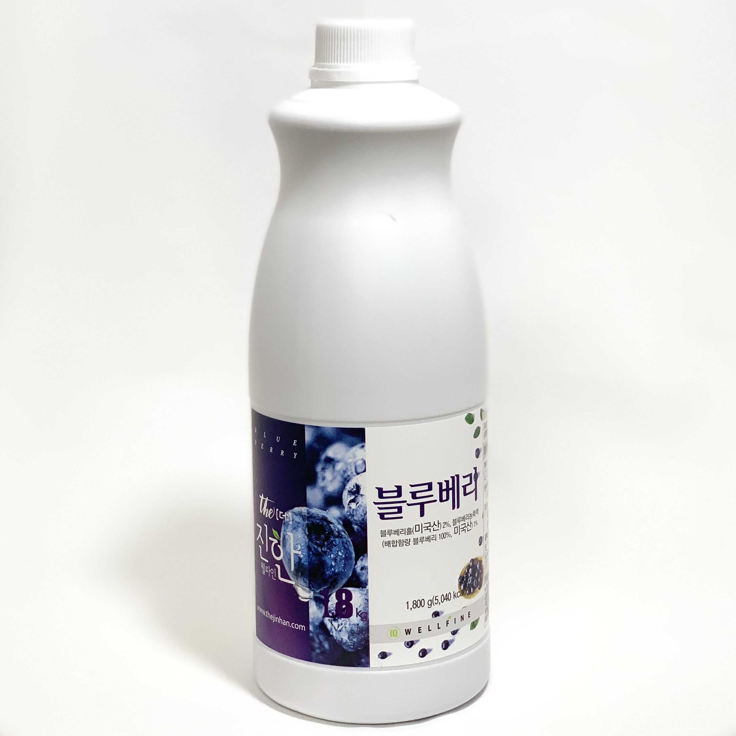 웰파인 더진한 딸기스무디 베이스 퓨레 1.8kg+펌프지원 - 상세 이미지 4