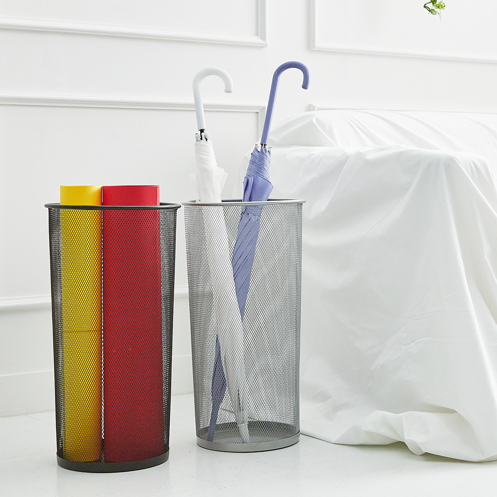 할메이드 사무실 카페 우산통 업소용 대용량 메쉬 모던우산꽂이