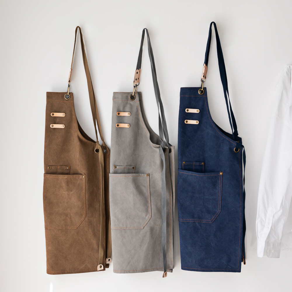 칼딘 카페 캔버스 포켓 바리스타 공방 인테리어 앞치마 CPA-02