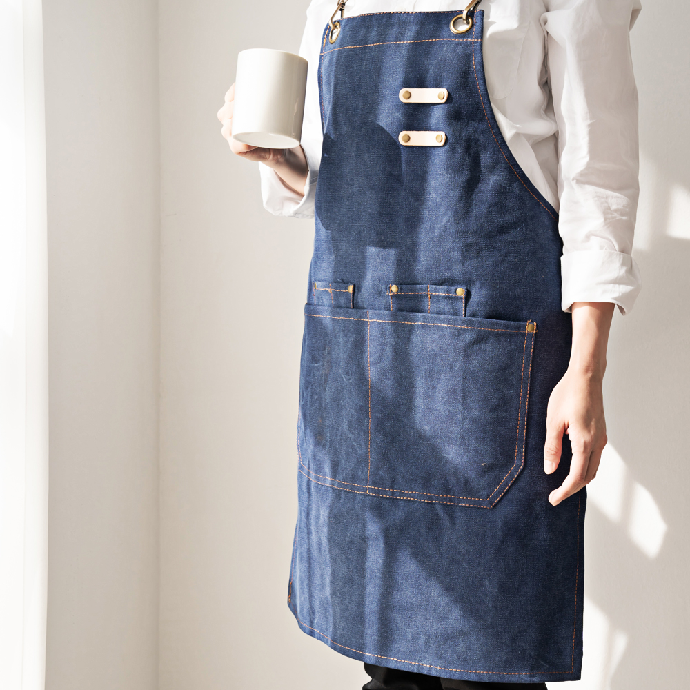 칼딘 카페 캔버스 포켓 바리스타 공방 인테리어 앞치마 CPA-02