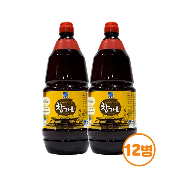 해찬나래 참기름 1.8L 12개입 통깨 : 가마랑