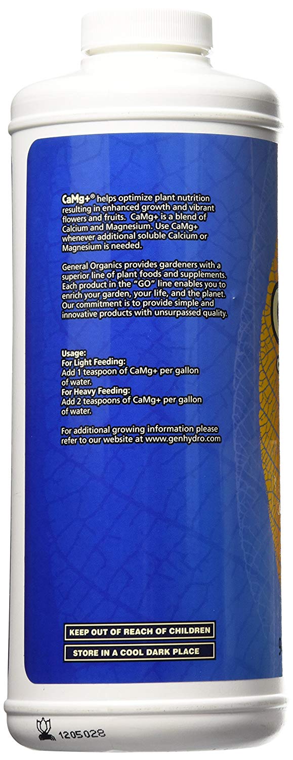 General Hydroponics CaMg+ 사용 장면