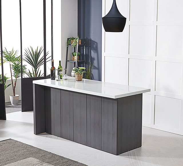 높이 900 광폭 속깊은 수납장 1200 A형 인조대리석 아일랜드식탁 홈바 테이블 조리대 다이닝룸