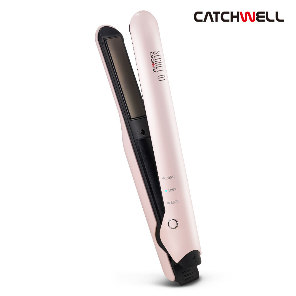 캐치웰 무선 고데기 / 핑크