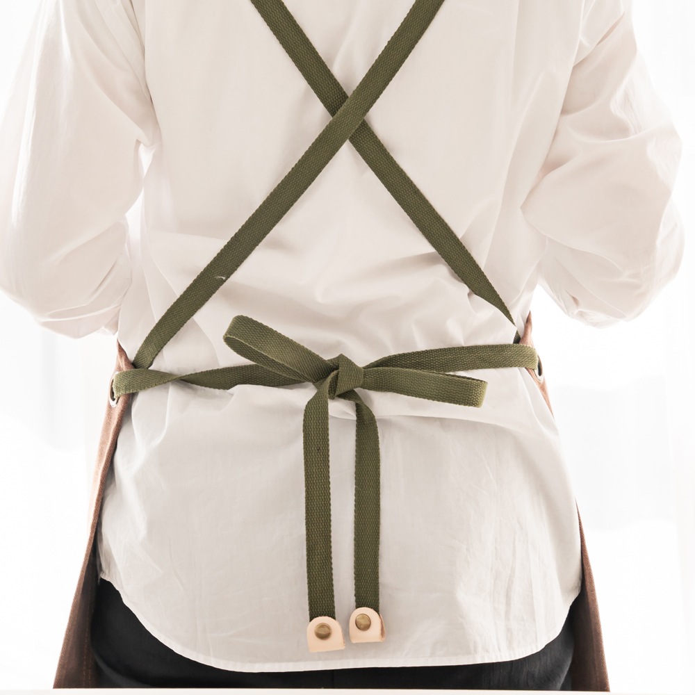 칼딘 카페 심플 캔버스 포켓 바리스타 공방 앞치마 CPA-03