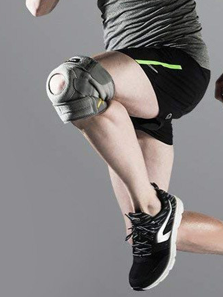 GLOFIT 헬스 등산 무릎보호대 충격흡수패드 스틸스프링 - 메인 이미지