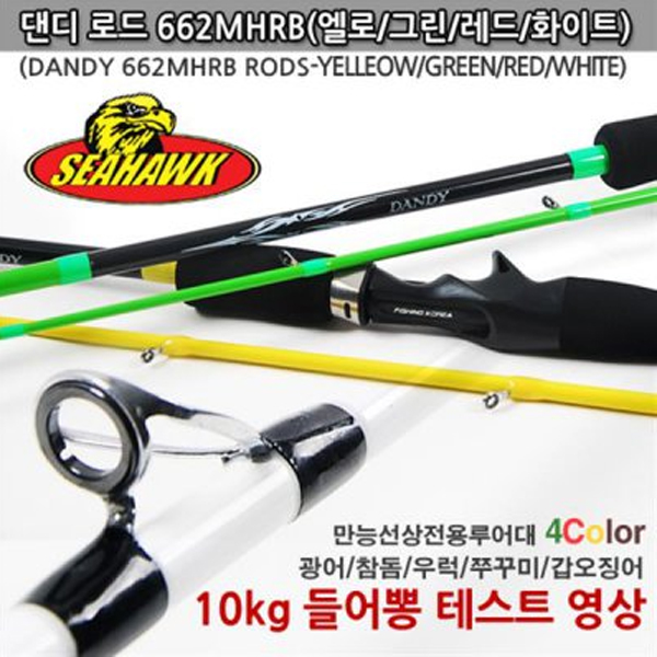 씨호크 베이트 댄디로드 선상바다루어낚시대 광어참돔우럭쭈꾸미갑오징어 - 상품 이미지