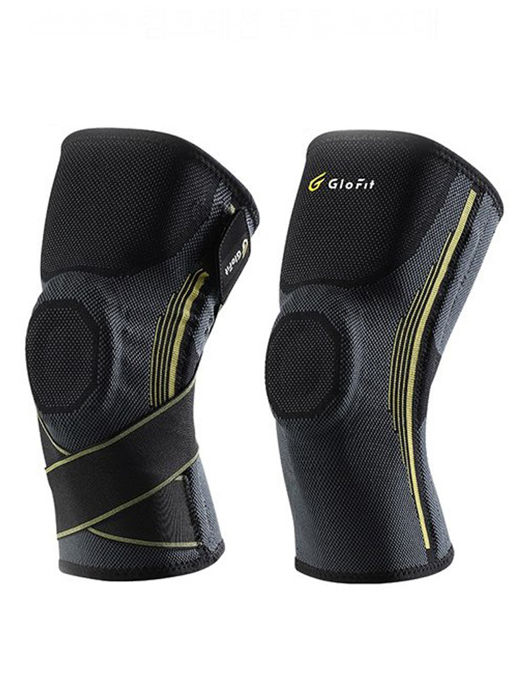 GLOFIT 스트랩타입 무릎보호대 스프링적용보호패드 - 상세 이미지 4