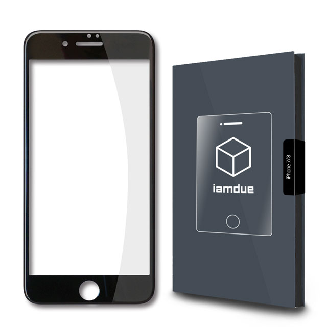 아이폰 7플러스 / 아이폰 8플러스용 4D 풀커버 강화유리필름 2매