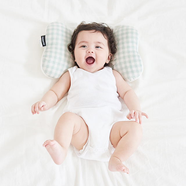 마롤로뜨 아기 목베개 나비 캔디 아기 베개 카시트 신생아 유아 목쿠션 멜란체크블랙