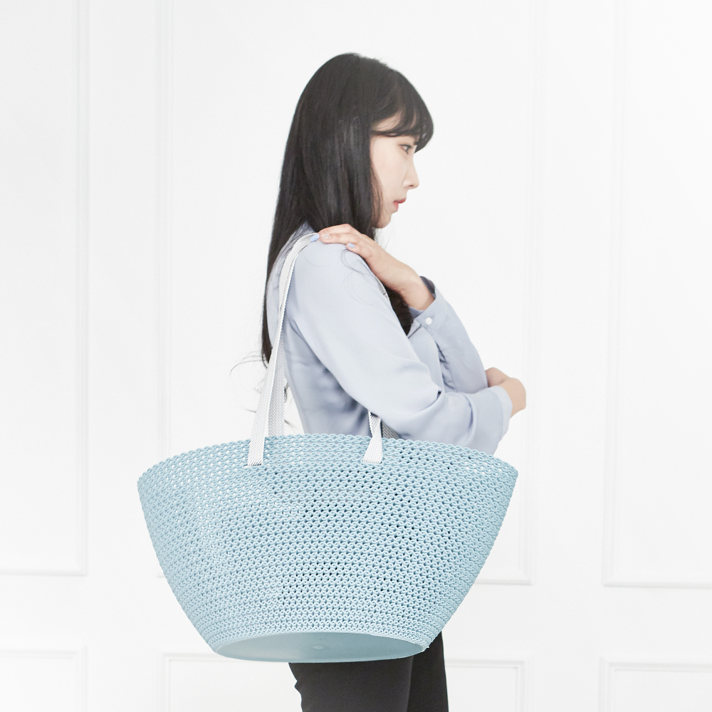 할메이드 물놀이 비치백 수영 가방 워터파크 수영용품 방수 물빠짐 가방 - 상세 이미지 4