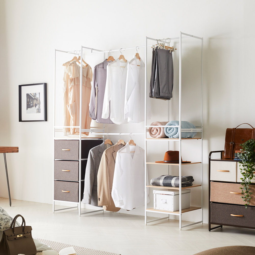 [함께 사면 무료]포미즈 시스템행거 오픈수납장 - 상세 이미지 4