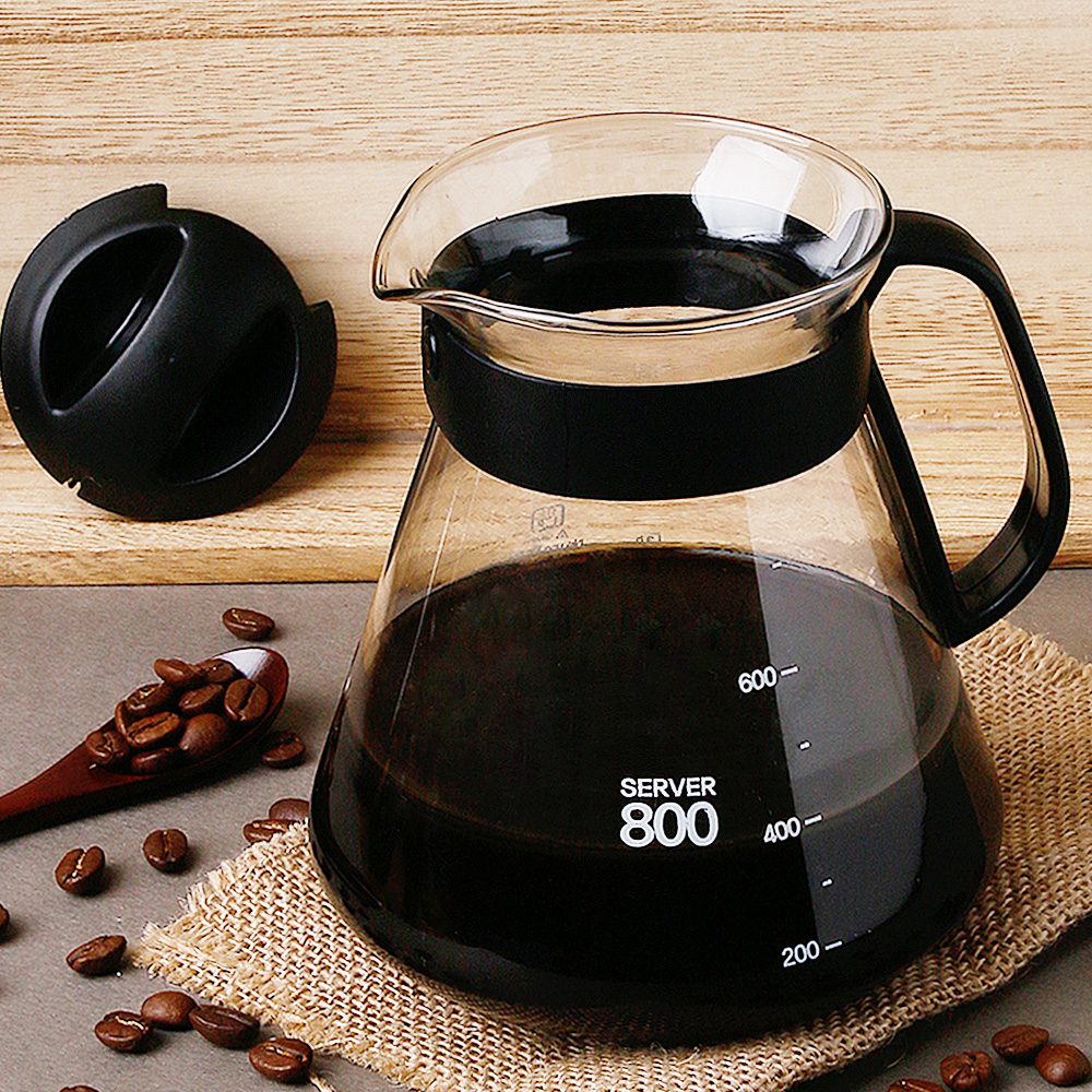 카페에서 많이쓰는 핸드드립 서버 드립 커피 서버 800ml, 레인지 - 상세 이미지 3