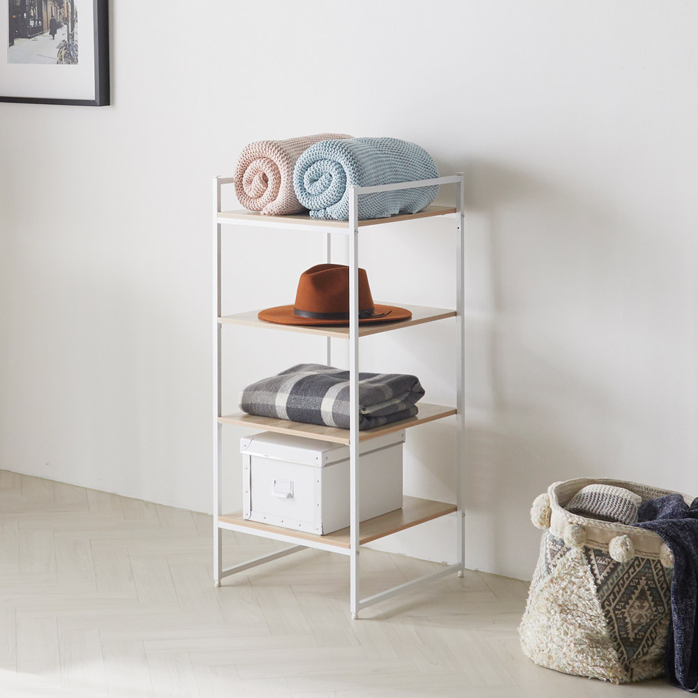 [함께 사면 무료]포미즈 시스템행거 오픈수납장 - 상품 이미지