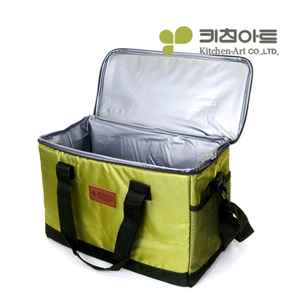 키친아트 쿨러백 보냉백 접이식 캠핑 도시락 보냉가방 5L - 상세 이미지 3