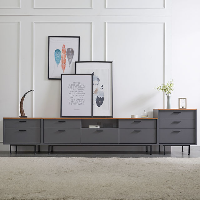 루카스 2단 거실장 티비다이 세트 3000