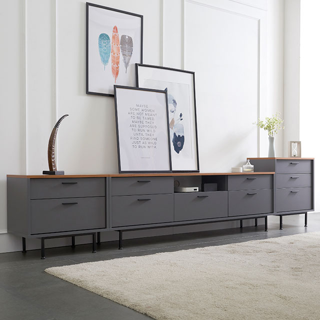 루카스 2단 거실장 티비다이 세트 3000