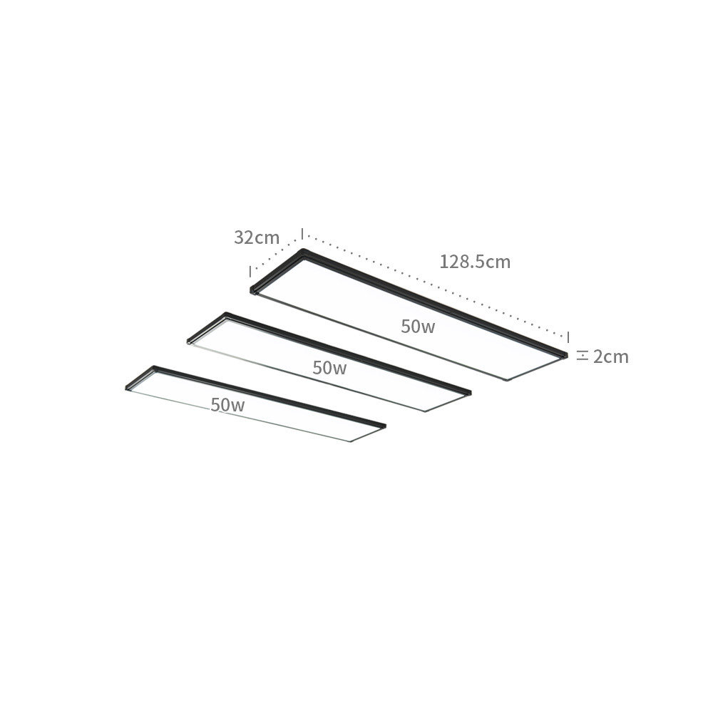 울트라 LED거실등 엣지평판 150W L (1285x320)x3 천장조명 - 상세 이미지 5