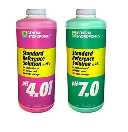 General Hydroponics pH 4.01 & pH 7.0 Calibration Solution Kit