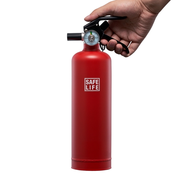 차량용소화기 Z07 세이프라이프 가정용 자동차겸용 ABC분말소화기 거치대포함