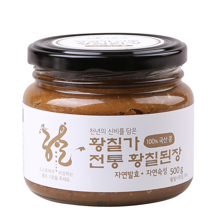 황칠가 전통황칠된장 맛있는 집된장 재래식 500g - 상품 이미지