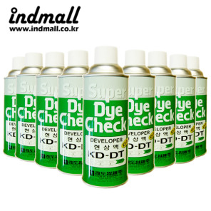 다이체크 침투탐상제 현상 Super Dye Check KD-DT 450ML  균열검사 인드몰