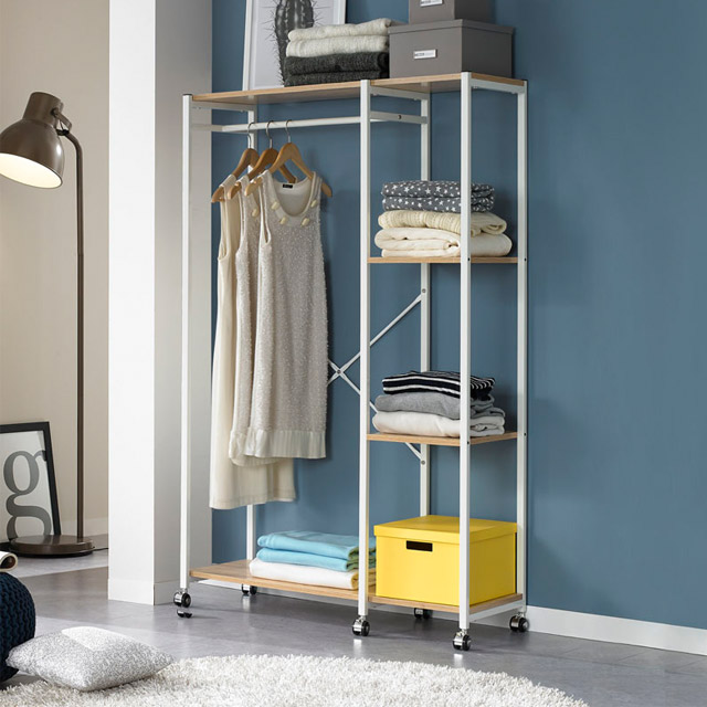 시스템 이동식 드레스룸 스탠드 옷걸이 옷장 수납 행거 일반형