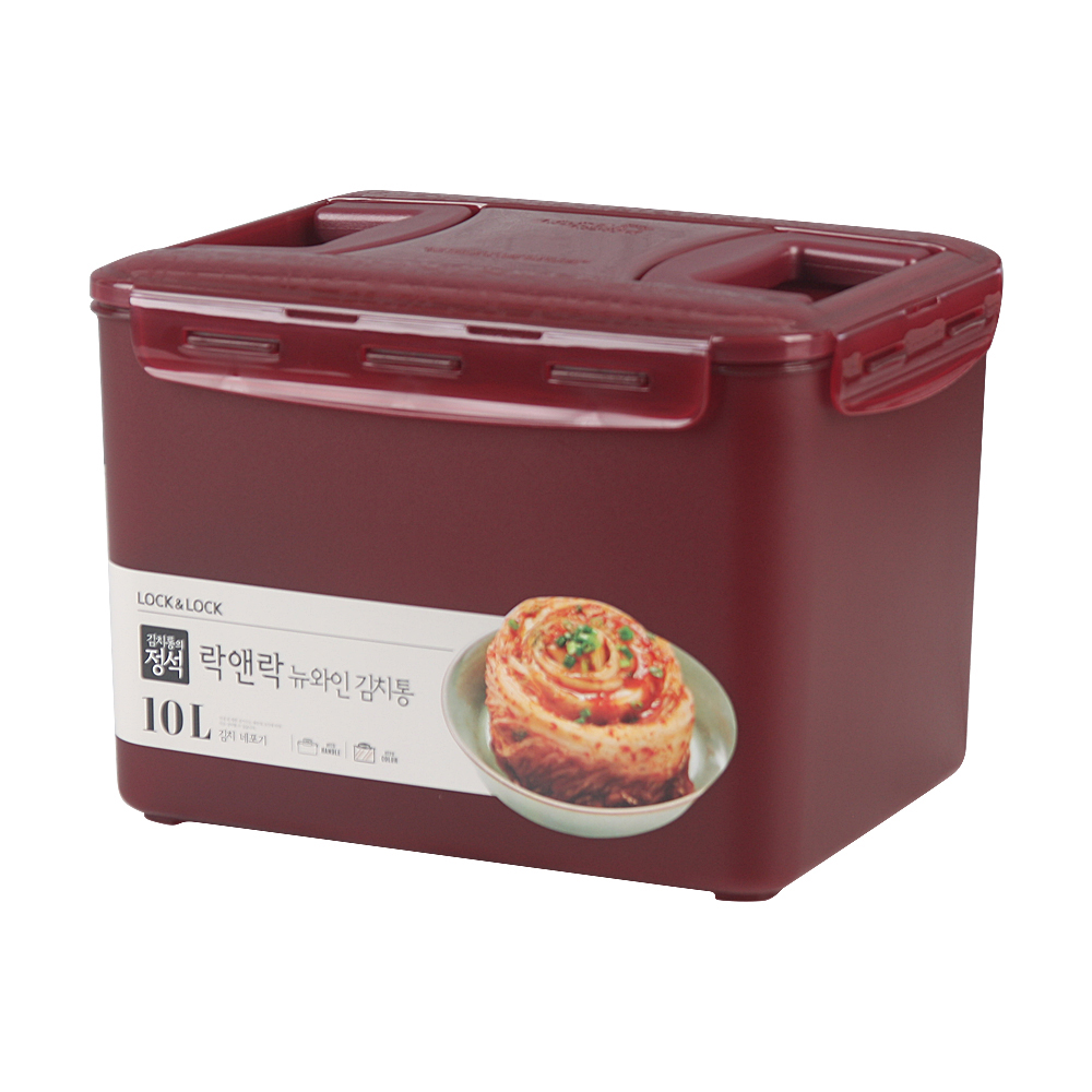 락앤락 김치통의정석 뉴 와인 김치통 투핸들 10L HPL886WN - 상세 이미지 2