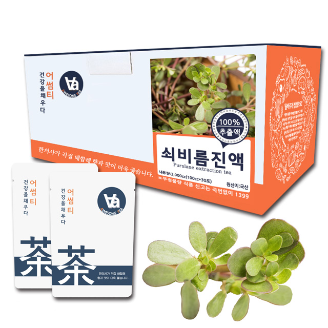 국산 쇠비름즙 진액 엑기스 100ml x 30포 - 메인 이미지