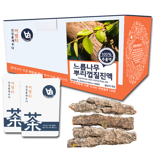 국산 왕느릅나무즙 엑기스 진액 100ml x 30포 - 메인 이미지