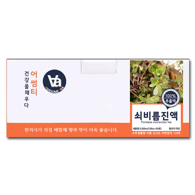 국산 쇠비름즙 진액 엑기스 100ml x 30포 - 상세 이미지 2