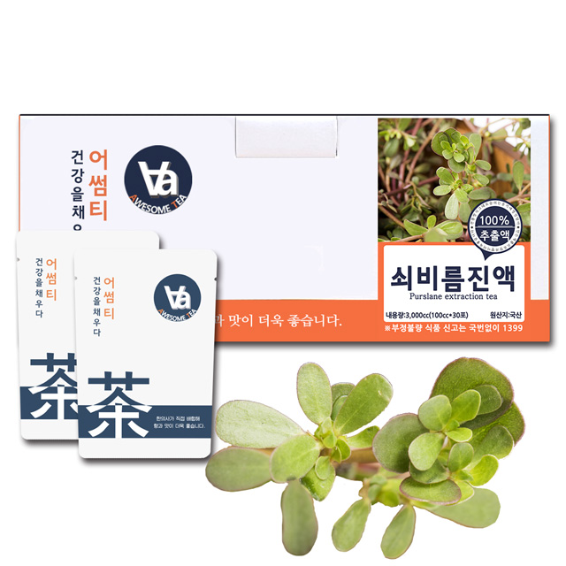 국산 쇠비름즙 진액 엑기스 100ml x 30포 - 상세 이미지 3