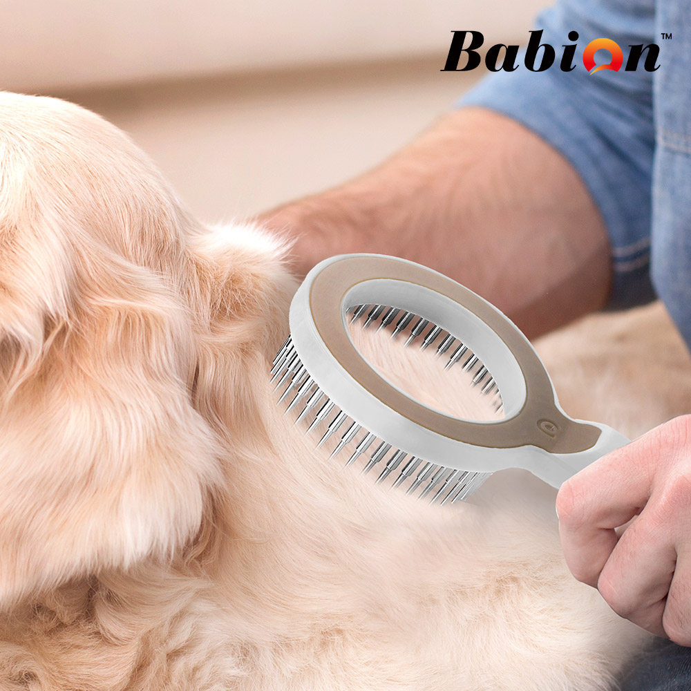 바비온 강아지 고양이 빗 핀 마사지 브러쉬 360 Pet comb - 상세 이미지 3