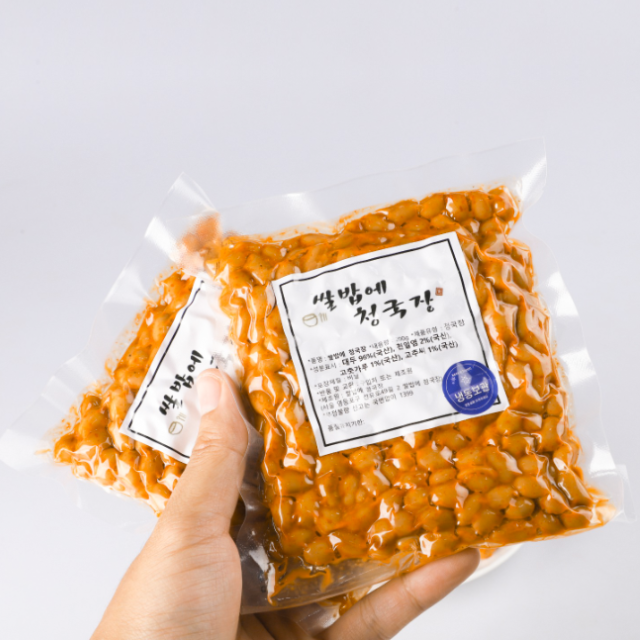 착한 청국장 냄새안나는 찌개 밀키트 ( 국산 쌀밥에 청국장 5팩+육수 5개)