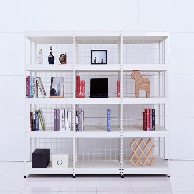 베란다 창고 선반 수납 철제 철 조립식 앵글 규격 다용도실 600300900 2단