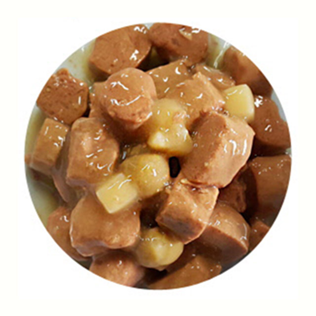 헬로도기 대용량 애견 간식 캔 수제조각 닭고기 야채, 400g, 24개 - 상세 이미지 4