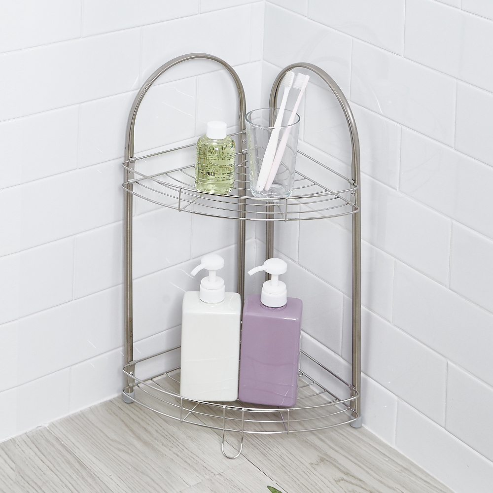 할메이드 스텐 욕실 코너선반 3단 소 - 상세 이미지 2