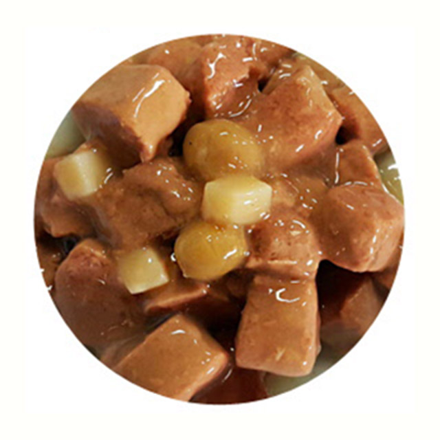 헬로도기 대용량 애견 간식 캔 수제조각 양고기 야채, 400g, 24개 - 상세 이미지 4