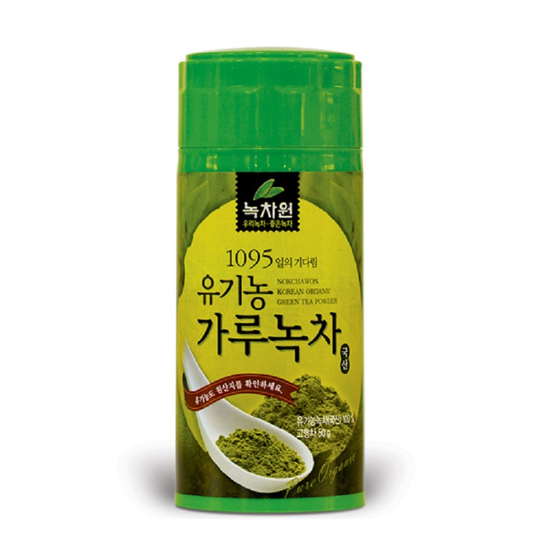 [녹차원] 유기농 가루녹차 50G (1BOX 20입) - 상품 이미지