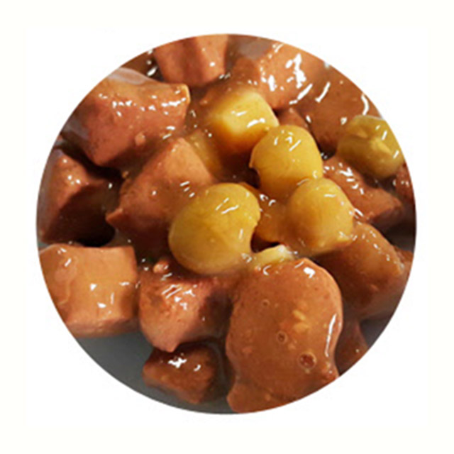 헬로도기 대용량 애견 간식 캔 수제조각 소고기 야채, 400g, 24개 - 상세 이미지 4